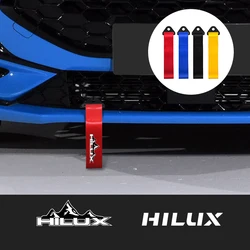 For Hilux Revo Rocco VIGO IMV Pick-Up Snow Mountain 4x4 Off Road GR SPORT Car Racing Decorative Tows Rope Styling