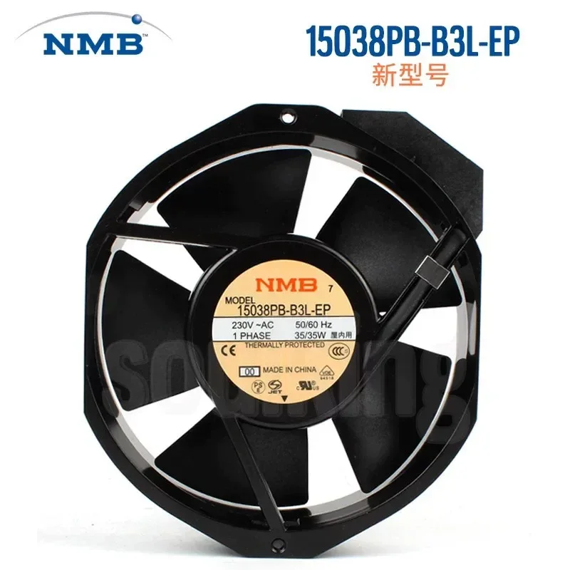 For NMB 15038PB-B3L-EP 5915PC-23T-B30 New Model 230V UPS Laser Host Fan