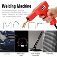 Professional Plastic Welder Welding Machine Car Bumper Soldering Gun 4 Types Staples for Bumper/Kayak/Plastic Product Repairs