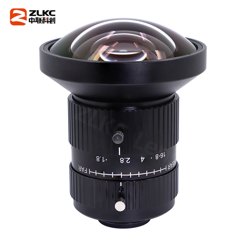 ZLKC Machine Vision Lens 12MP C Mount 6mm Macro 1.1 Inch CCTV Parts Fixed Focal for Industrial Camera Manual Focus Lens Iris FA