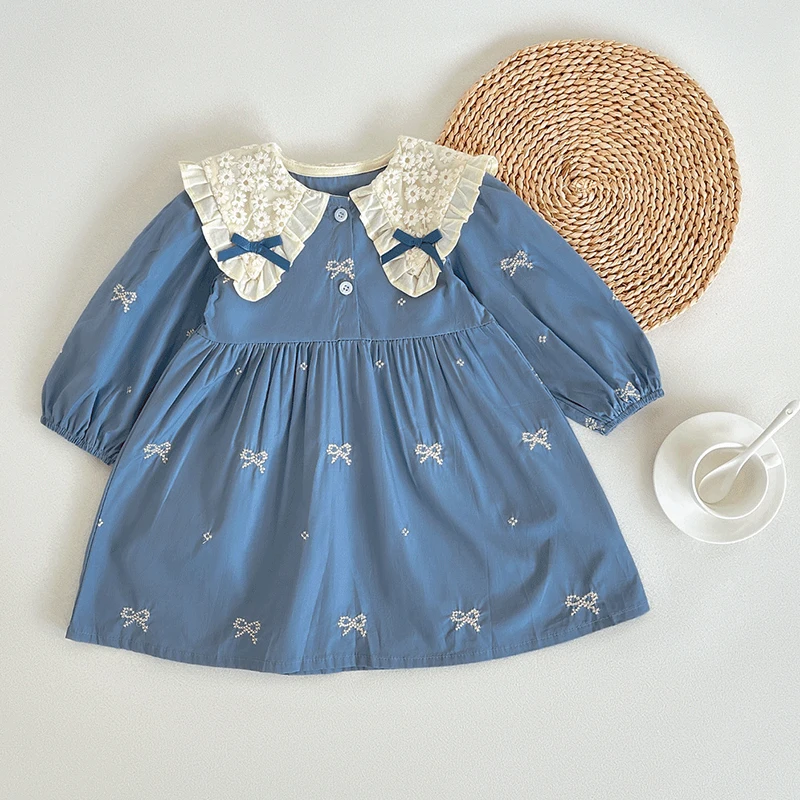 hobbs cornflower blue dress Denim Tiered Button Down Maxi Dress Small main image 1