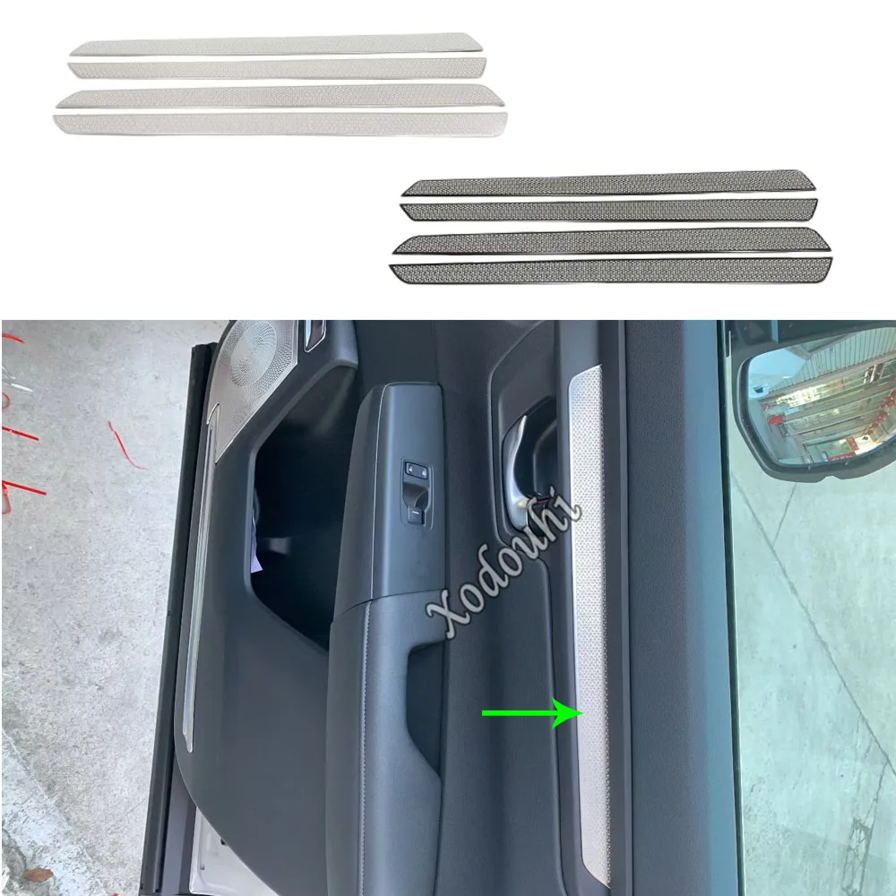 

Stainless Steel Car Inner Door Panel Trim Strip Armrest Body Frame Cover For Honda CRV CR-V 2023 2024 Auto Interior Accessories