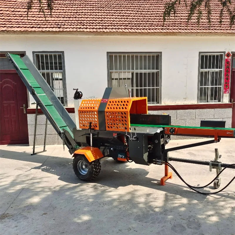 YG Hydraulic Firewood Processor 4-Way Wood Splitting Machine New Condition for Forestry Industries Wood Splitter