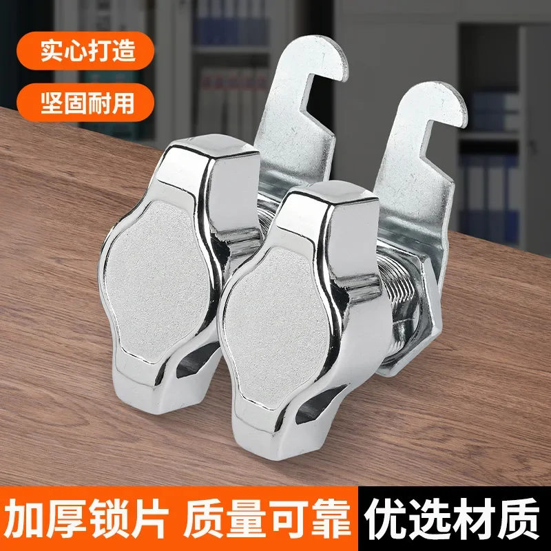 Cabinet Door Padlock Keyless Mechanical Cam Lock Zinc Alloy Mechanical Door Lock Furniture Padlock Cabinet Mailbox Hardware