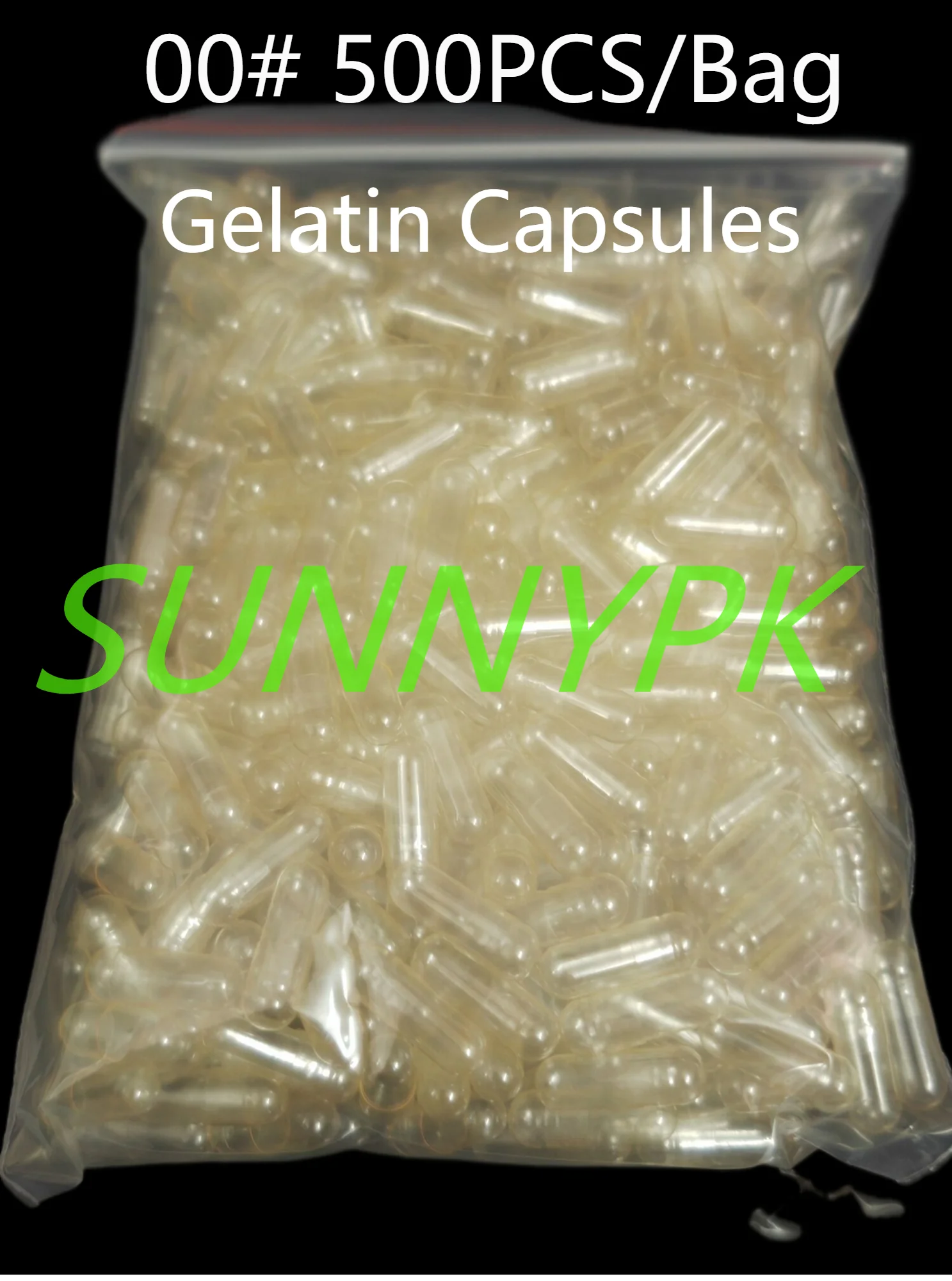 

00# 500/1000PCS! Clear Transparent Hollow Capsule,Hard Gelatin Empty Medical Capsule Packing, Case for Powder ,Granule ,Pallet