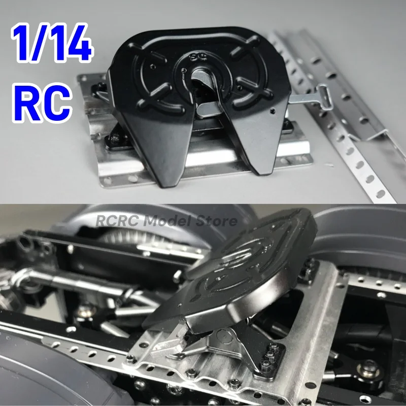 

1/14 RC Truck Metal Fifth Wheel 4x2 6x4 For Tamiya 1:14 Scale RC Tractor Truck Series Parts Accessories SCALECLUB MPDZZC-TY-2