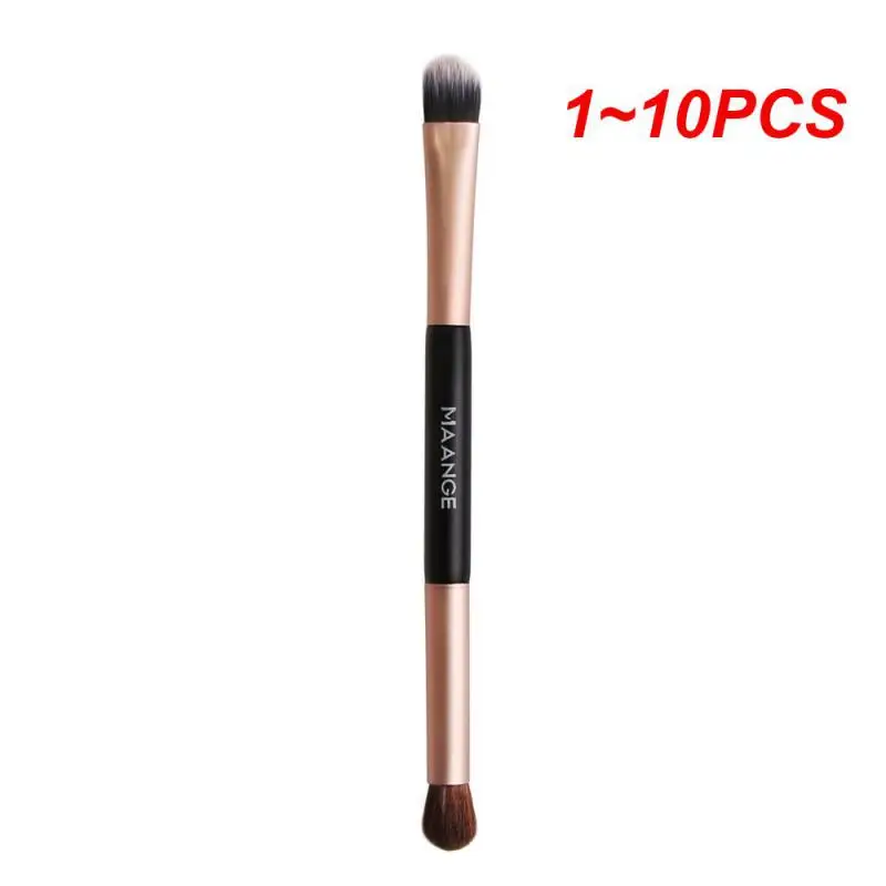 Multifuncional Double Ended Sombra Brush Set, Pincéis de Maquiagem Ferramentas, Sombra, Delineador, Lip, Pó, 1-10Pcs