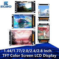 1.44/1.77/2.0/2.4/2.8 Inch TFT Color Screen LCD Display Module Drive ST7735 ILI9225 ILI9341 Interface SPI 128*128 240*320