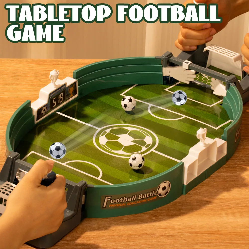 Football Board Game Tabletop Ballte Toy Set Two-Player Educational Toy Desktop Sport Soccer Party Favor Family Game Night Fun