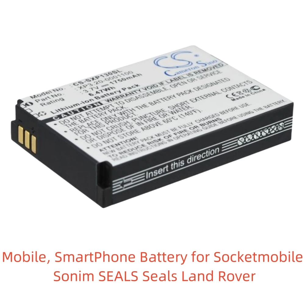 Li-ion Mobile, SmartPhone Battery for Socketmobile Sonim SEALS Seals Land Rover,3.7V,1750mAh,Sonim XP3410 Armor XP3400 VR3 VR7