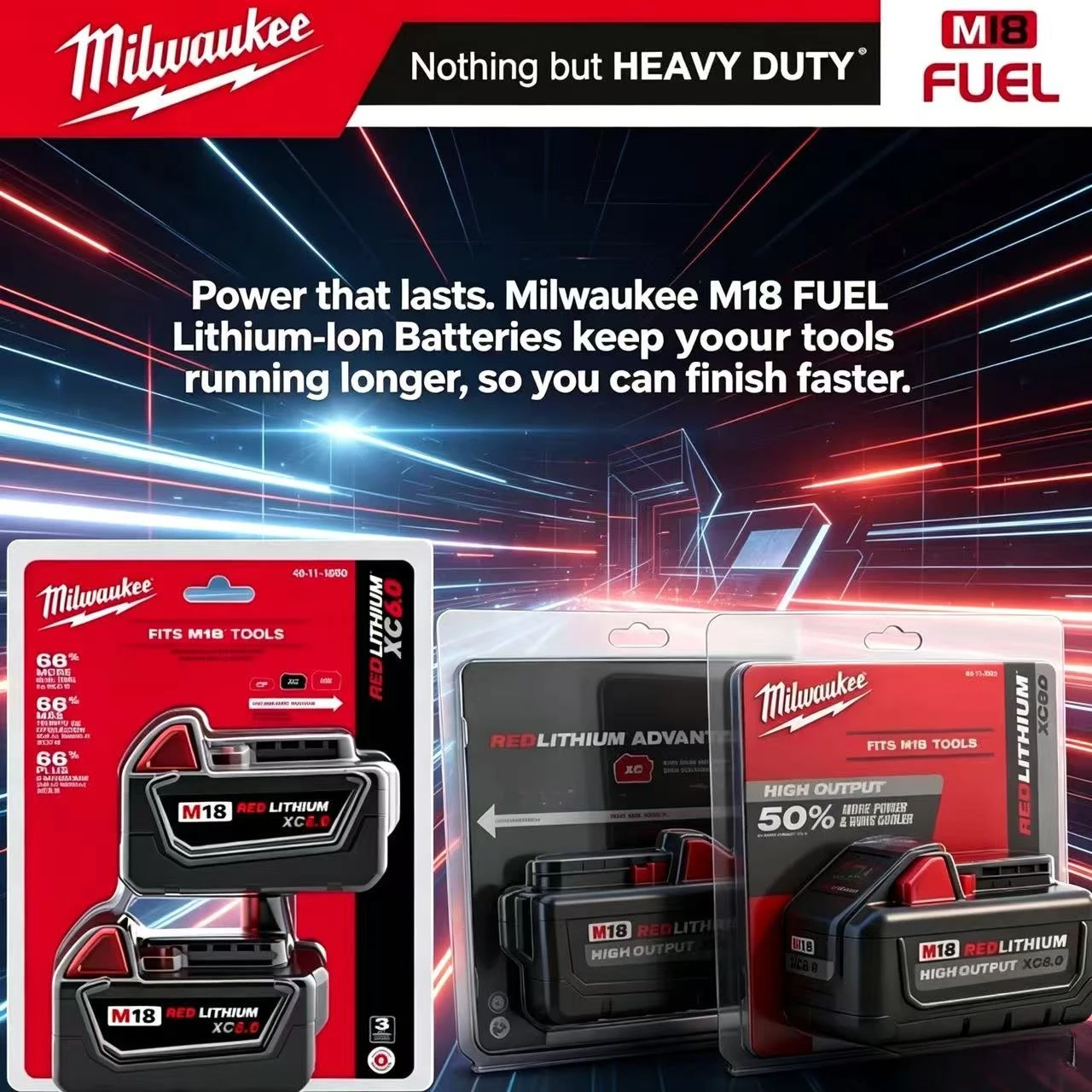 18v-high-output-li-ion-battery-6ah-8ah-for-milwaukee-m18-48-11-1862-48-11-1880-cordless-drill-impact-wrench-replacement-battery