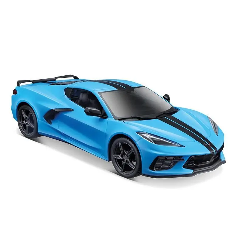 Maisto Original Genuine 1/24 Corvette C8 Alloy Die-Casting Simulation Chevrolet Sports Car Z51 Equal Scale Model Toy Ornament