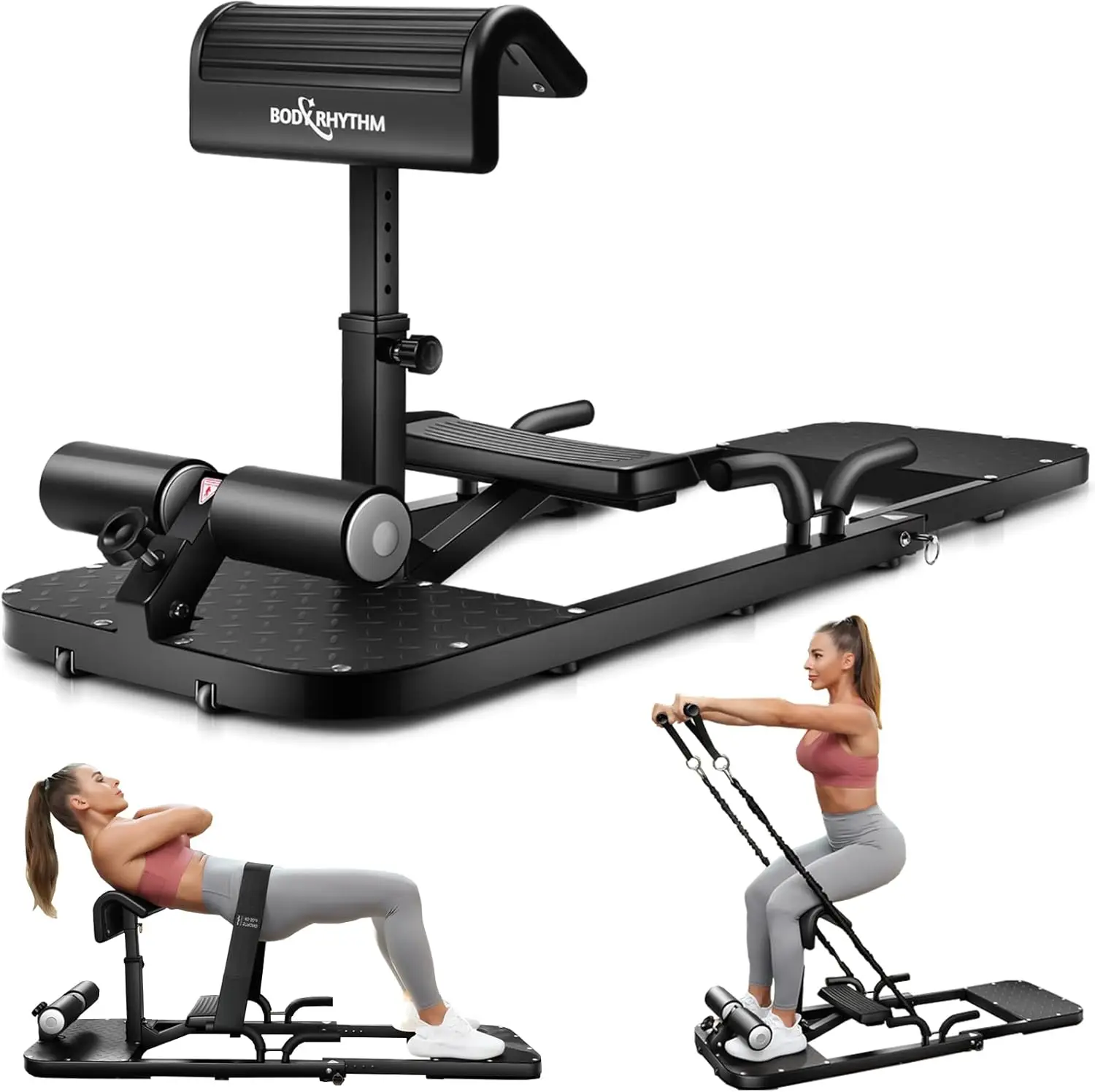 Multifunctional Hip Thrust Machine, Sissy Squat Machine, Glute Machine, Squat Workout Machine & Glutes Workout Equipment, Bulgar