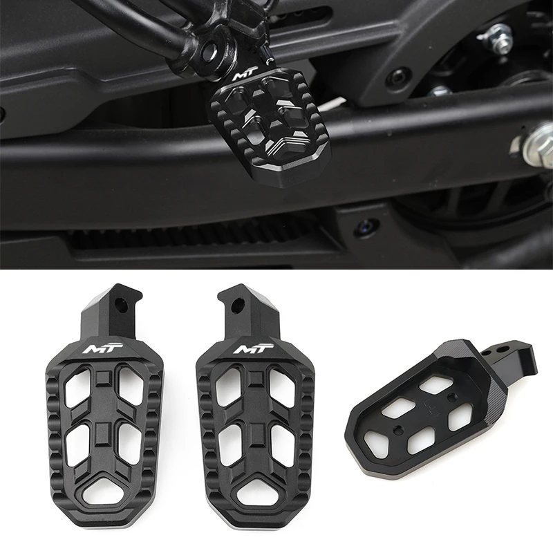 

Для мотоцикла CFMOTO 450MT MT450 450 800 MT 2024, задняя левая и правая педаль, алюминиевая подставка для ног, комплект педалей с расширяемыми зубьями