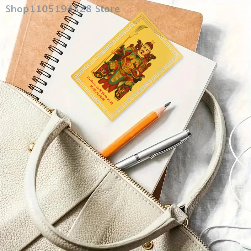 [FN]2026 تميمة الحصان العام تاي سوي فنغ شوي بطاقة طرد الأرواح الشريرة والحماية الهدايا الطاوية بطاقات معدنية السلامة جذب الثروة