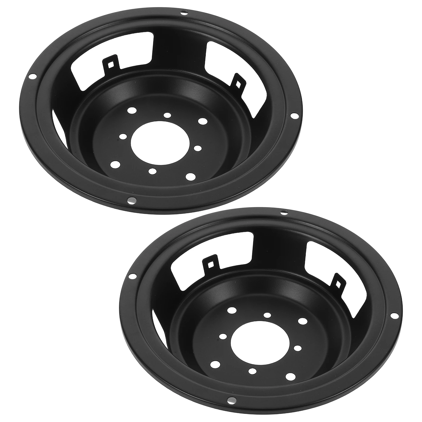 

2pcs 5-Inch Round Iron Speaker Frame Heavy-Duty Bracket Audio Equipment Small Performances Replacement Parts For