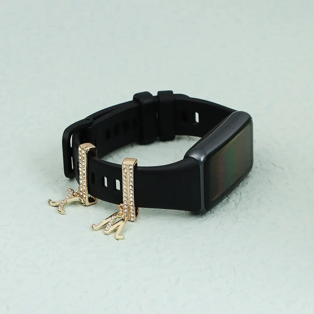 Metal Pendant for Apple Watch Band Watch Band Ornament Wristbelt Charms Strap Accessories Decorative Ring for Apple Watch Band