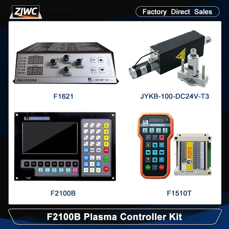 Máquina de Corte de Plasma com Controle de Tocha de Altura Controlador Kit de Impressora Cnc Eixos Jykb100-dc24v-t3 F2100b Sf2100c F2100t F1621 Jykb-100-dc24v-t3