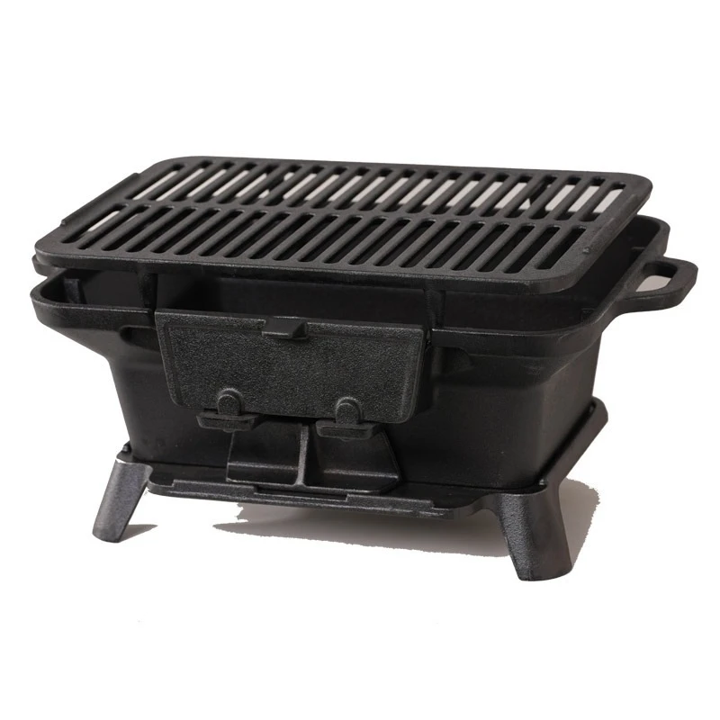 Cast Iron Grill Charcoal Grill Uncoated Vegetable Oil Grill Mesh