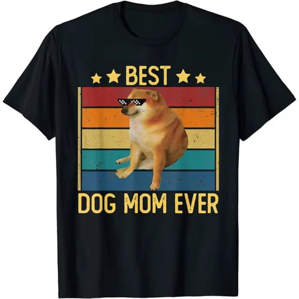 Meme Balltze Cheems RIP Grpahic T Shirt for Men Clothing Funny 3D Doge Fans T-shirts Fashion Streetwear Casual Unisex Kids Tops