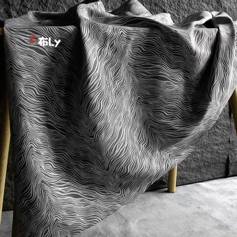 Light Luxury Irregular Jacquard Fabric Modern Minimalist For Sofa Pillow Dress Designer