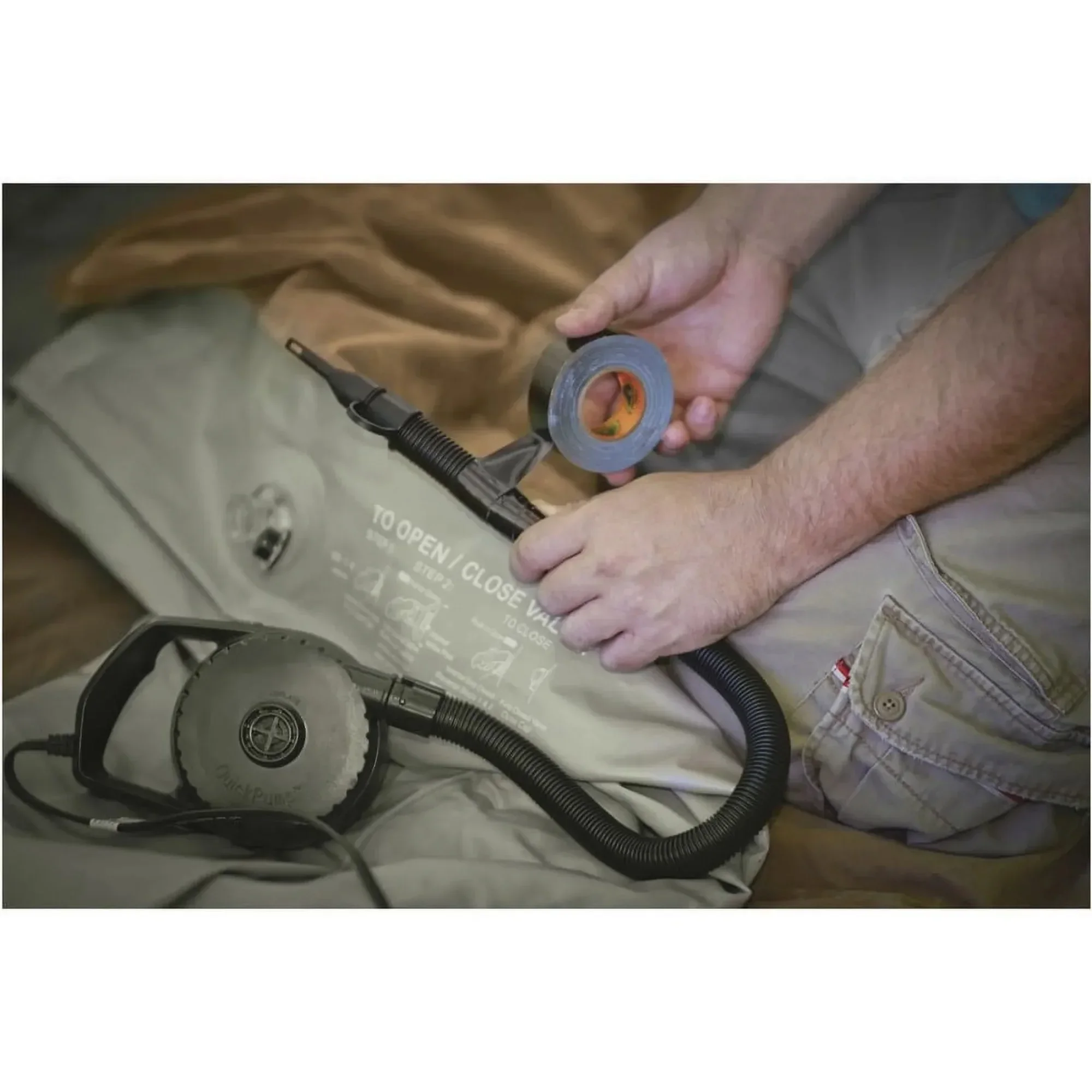 다용도 검정색 덕트 테이프 4개입 |   건설업자, DIY 매니아, 가정용 수리에 필수품