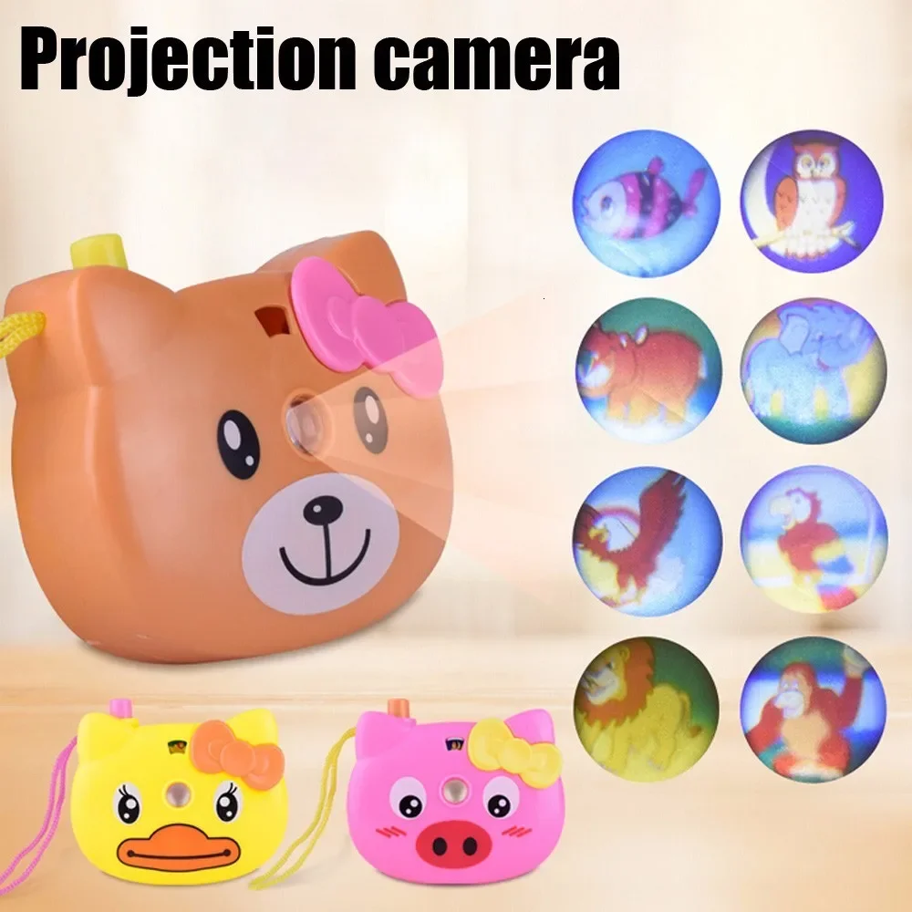 NEW Kids Animal Pattern Eco-friendly Light Projection Camera Toy Educational Toys Beautiful and Unique Design Children Gift