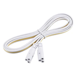 2/4Pcs T4 T5 T8 Double End 3Pin LED Tube Connector Cable Wire T4 T5 T8 Extension Cord For Integrated LED Fluorescent Light Tube