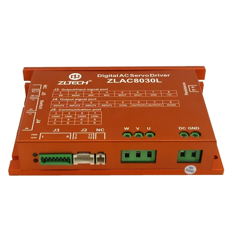 ZLAC8030L 24V 36V 48V 30A-60A 1000W 3 phase RS485 AC DC hub servo motor driver for automatic delivery robot