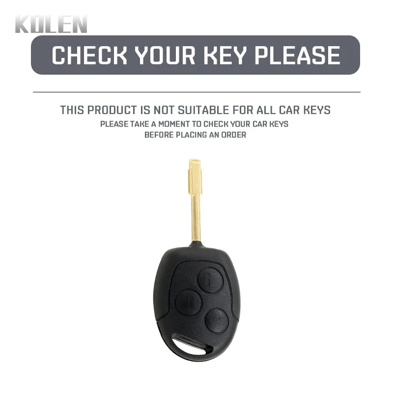 For Ford Mondeo Focus Fusion Fiesta Galaxy Transit 2008 2006 2007 3 Buttons Fashion TPU Car Key Case Cover Protected Shell Fob