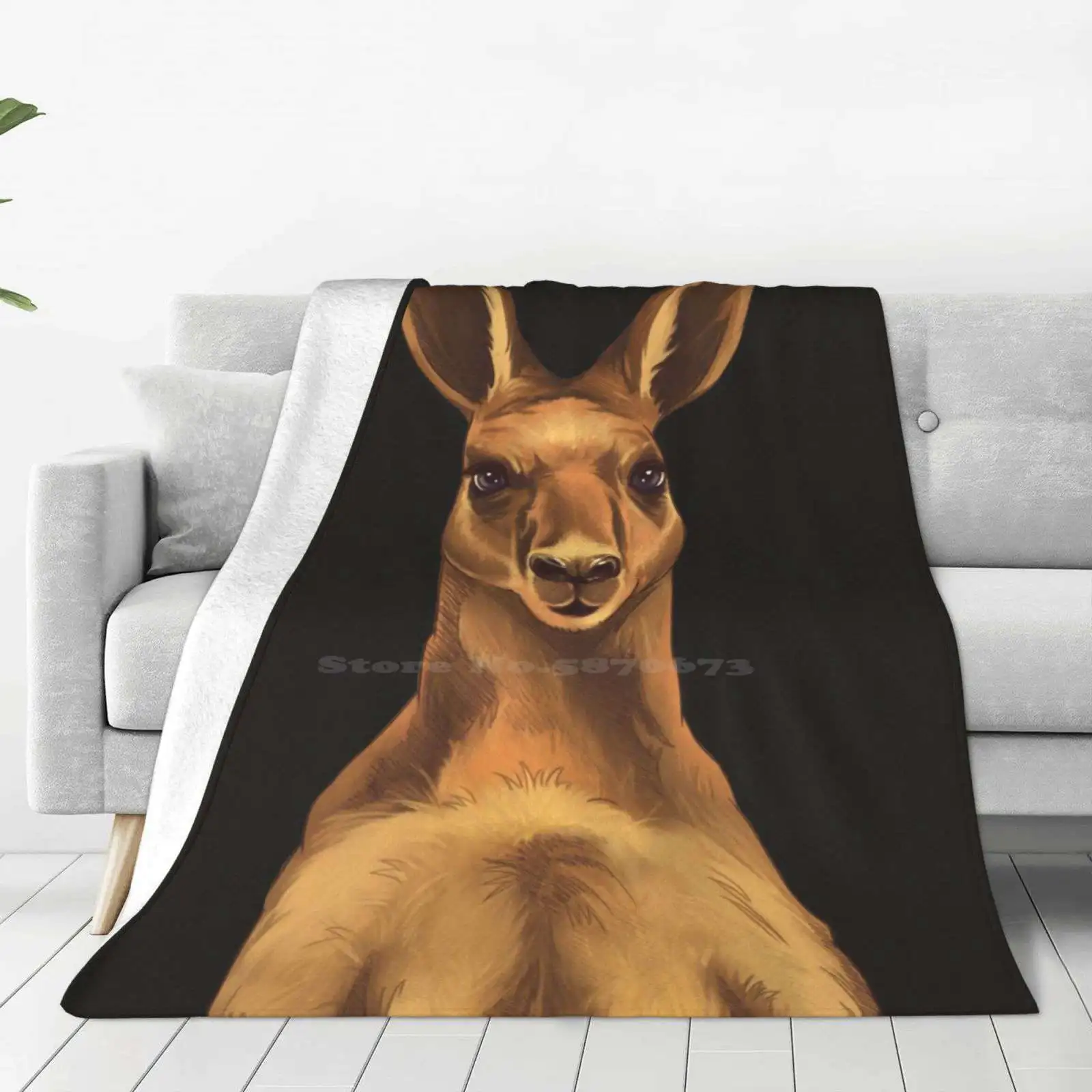 

The Original Atheist Roo New Selling Custom Print Flannel Soft Blanket Atheism Is Unstoppable Atheist Kangaroo Devon Tracey