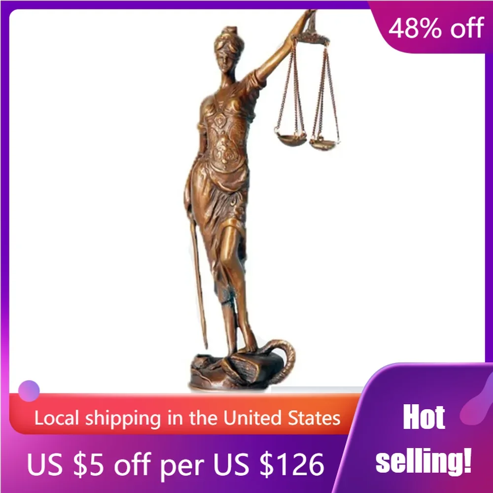 Lady Justice Statue 8 Inch Sculptures Goddess Lawyer Home Decor Garden Decorations Sculptures and Figurines Room Decoration