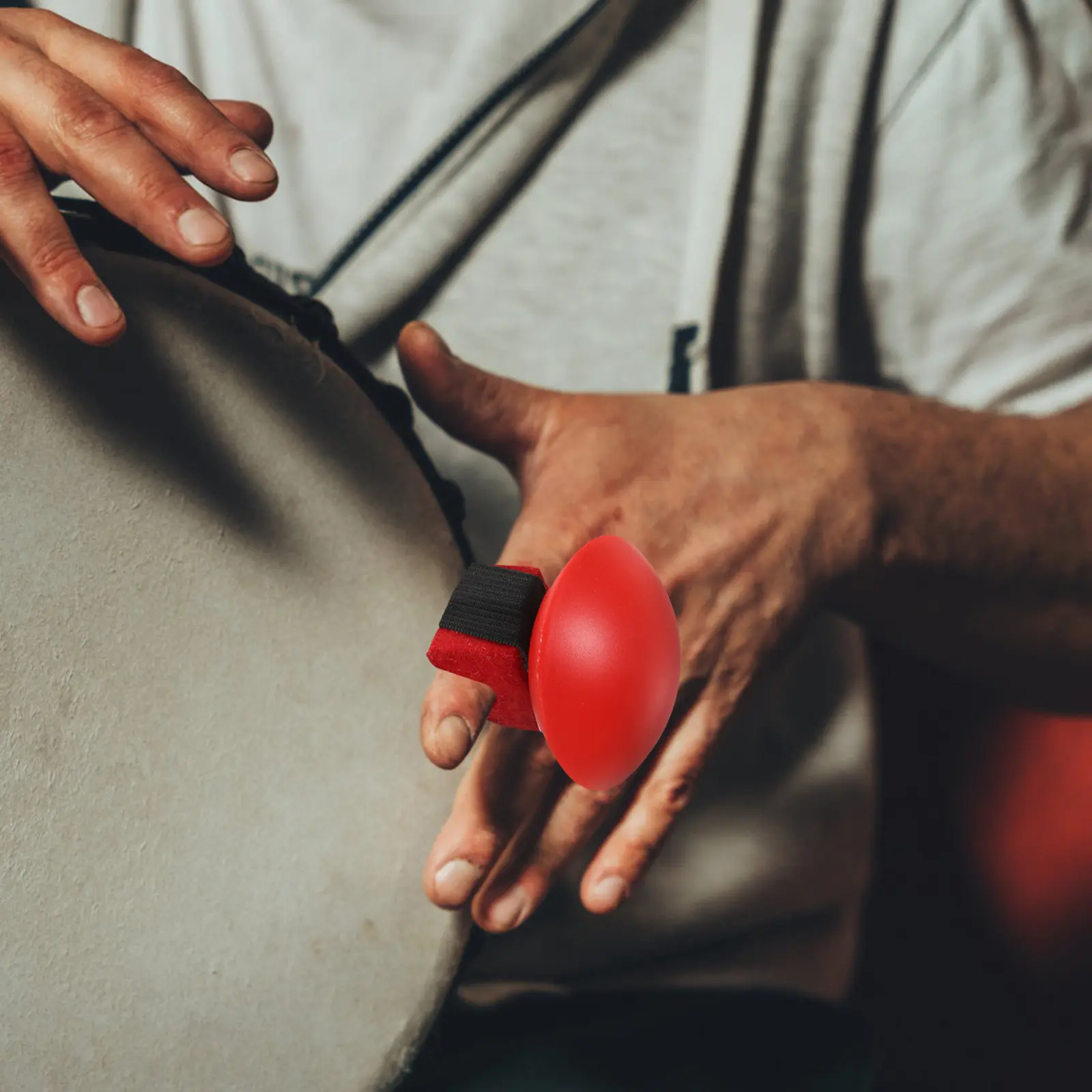 Maraca de Plástico para Dedos, Herramienta de Percusión para Guitarra, Ukelele, Tambor Africano, Clases de Música en Casa y Escolares, Actuaciones