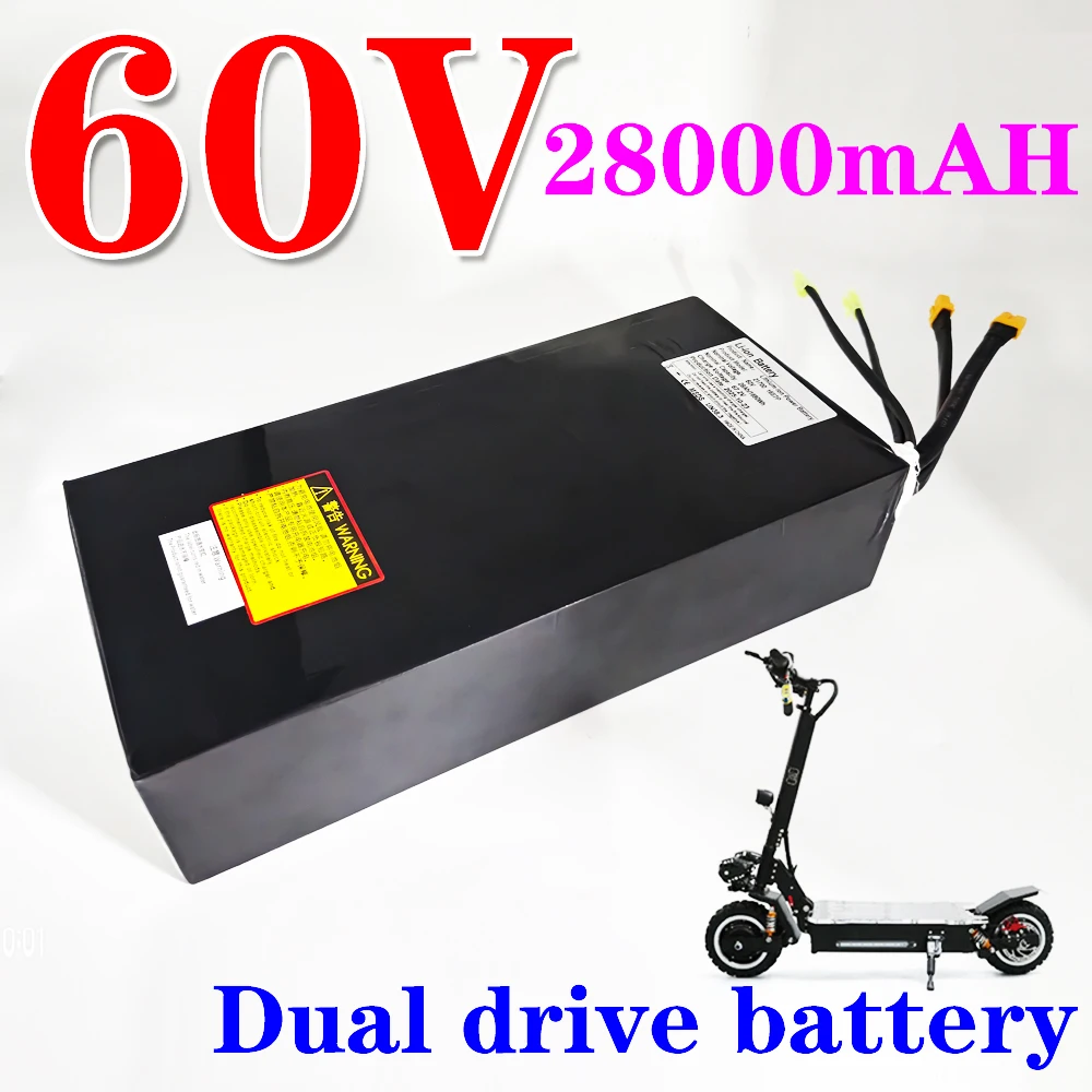 

21700 double-drive battery 60V 28000mAH rechargeable Li-ion 16S7P Battery Pack