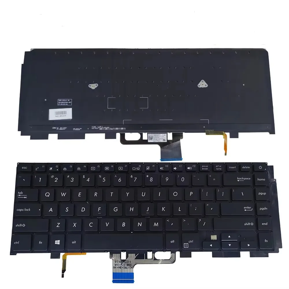 

Клавиатура для Asus UX550 UX550V UX550gd UX550ge UX580gd UX580ge, английская, американская раскладка, синий/черный