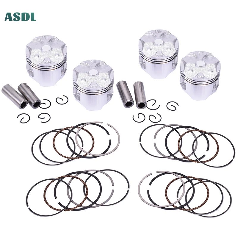 

48.5mm 48.75mm 49mm 49.25mm 49.5mm STD ~+100 0.25~1.0 Motorcycle Engine Piston Rings Kit For Honda CBR250 MC19 1988-1989 CBR 250