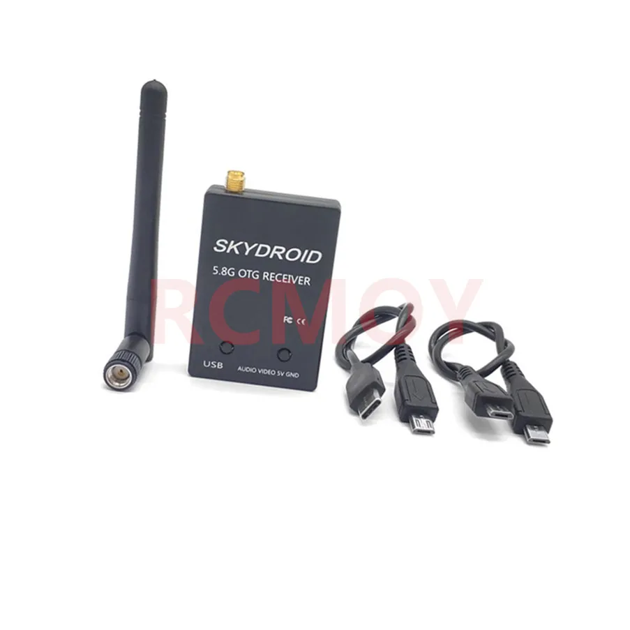

Skydroid UVC с одной антенной VRX приемник OTG 5,8G 150CH полноканальный приемник с аудио FPV дрон для смартфона Android