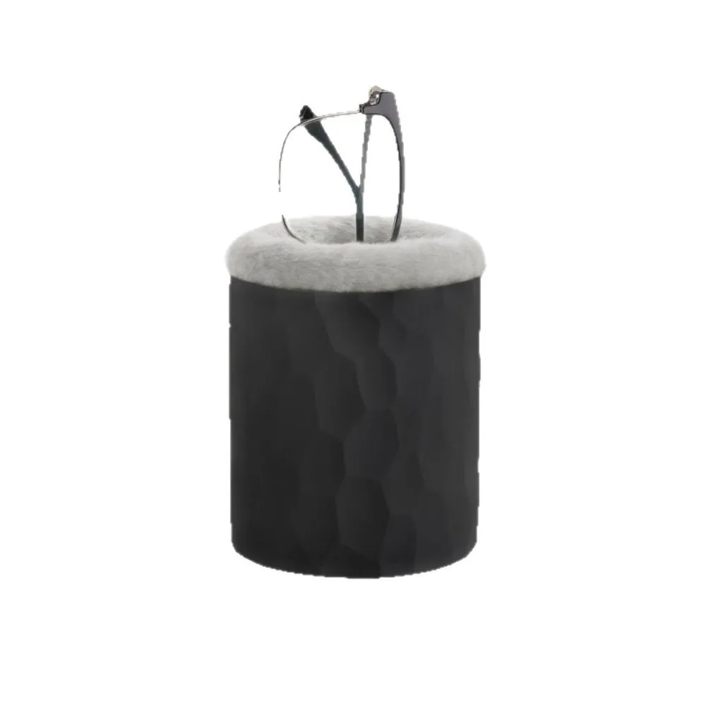 

Portable Silicone Glasses Box Protective Soft Lining Glasses Case Lined Anti-Scratch Desk Organizer Nightstands