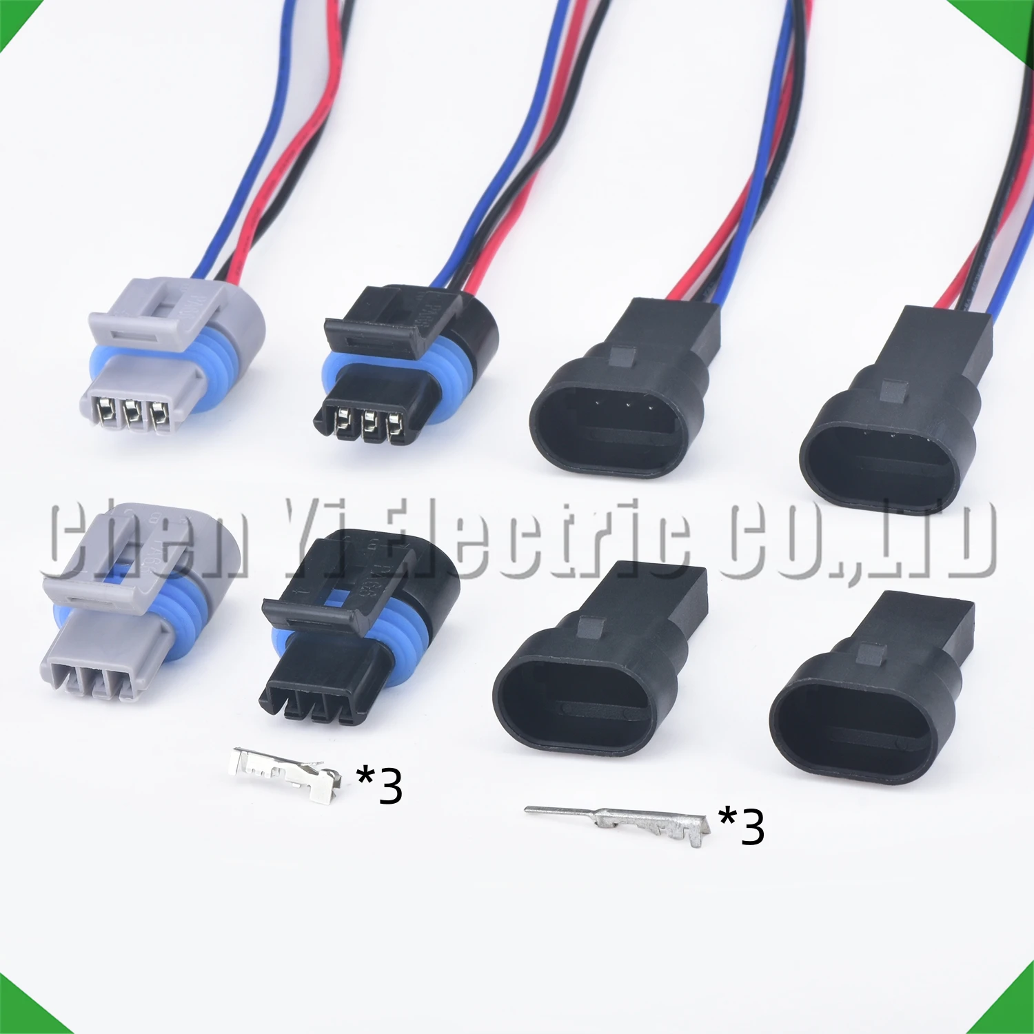 3 pin Automotive Connectors intake pressure camshaft position sensor ignition coil Wire harness Plug 12162182 12162280