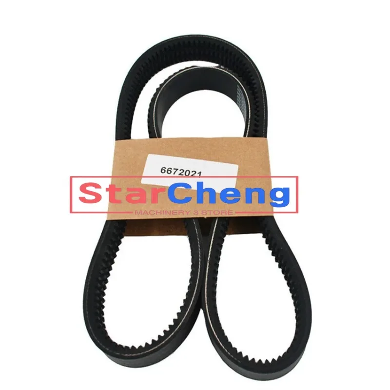 

for Drive Belt 6672021 For Bobcat Skid Steer Loader 430 435 753 763 773 1 Order Excavator Engine Accessories