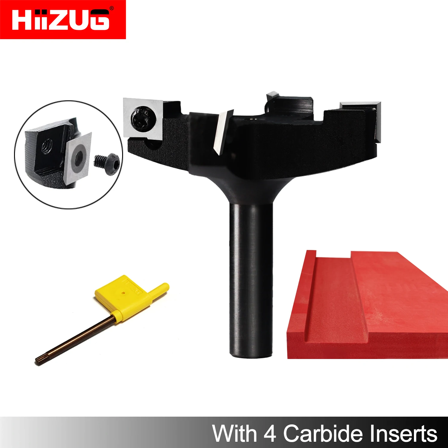 Cnc Madeira Plaina Bit Spoilboard Surfacing Router Corte Dia Carbide Inserções Fresa Ferramentas para Madeira 12 mm 76 mm 4