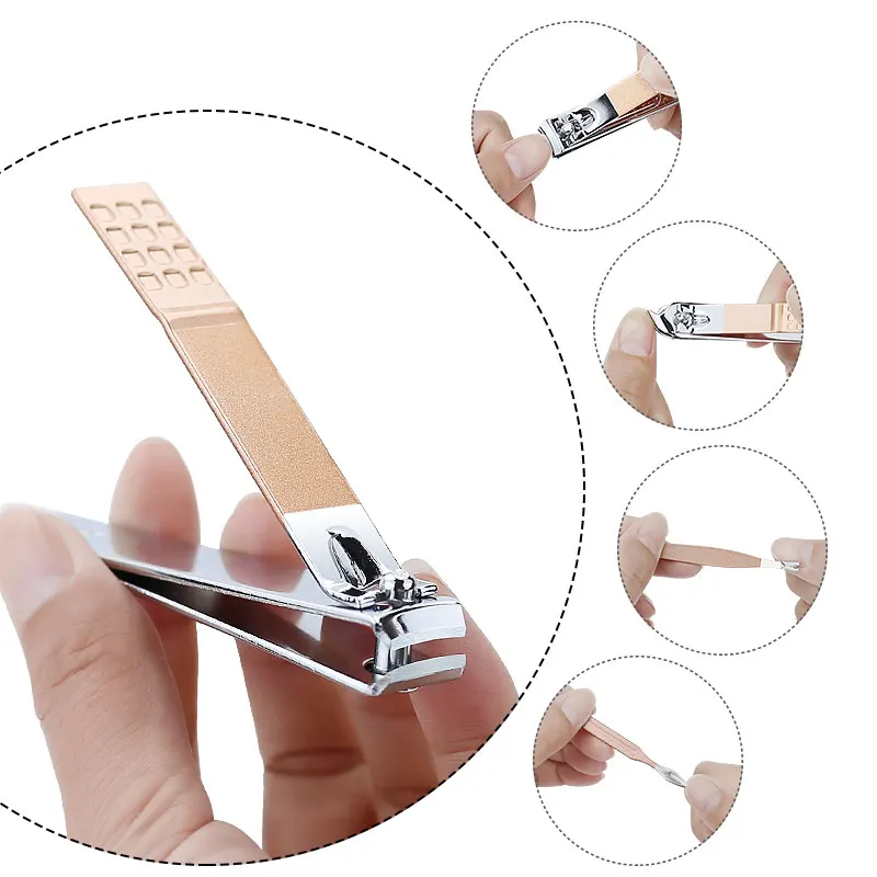 Nagelknipser-Set, Nageltrimmer, Pediküre, Zehennägel, Zangen, Nagelhautschneider, Nagelhautschere aus Edelstahl, Nipper-Werkzeug
