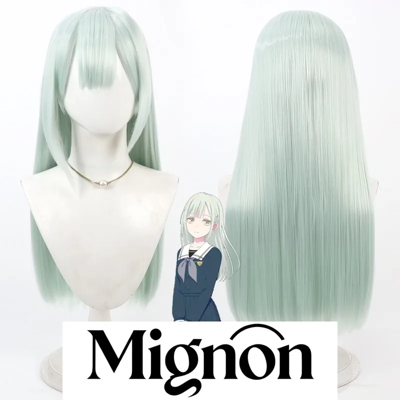 

BanG Dream! Wakana Mutsumi Cosplay Wig, Mint Green Scalp Cap