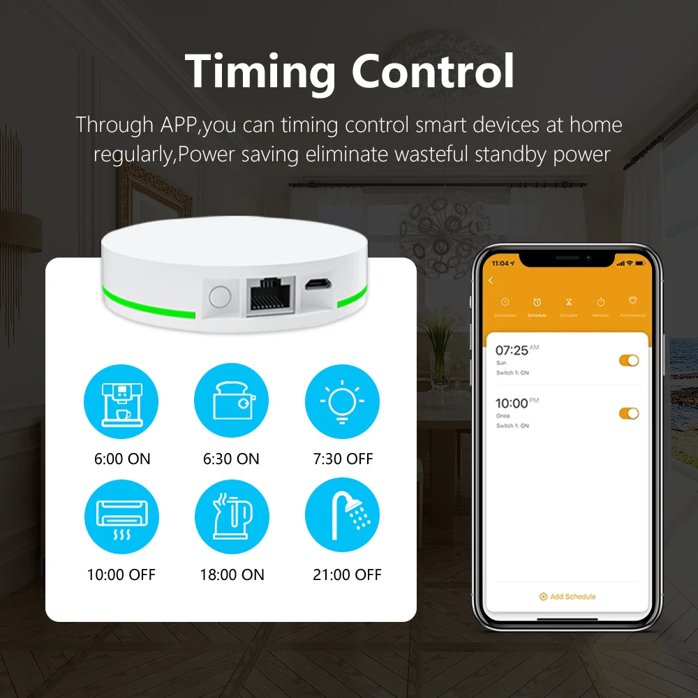 Tuya Smart ZigBee 3.0 Wire Gateway Hub Smart Home Bridge telecomando Wireless funziona con l\'app Smart Life Alexa Google Home