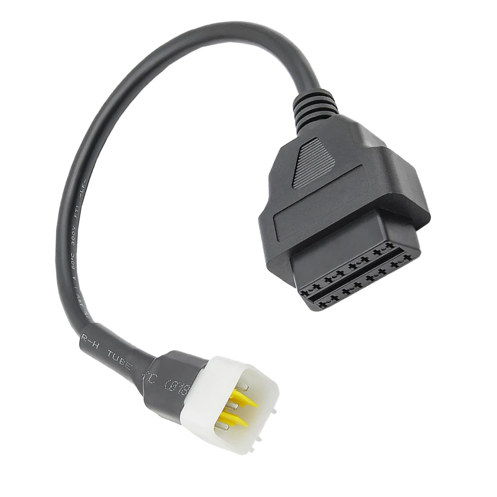 

Motorcycle Diagnostic Cable 6pin Aluminum Alloy Durable Fault Detection Conversion Engine Diagnosis Tool Repair