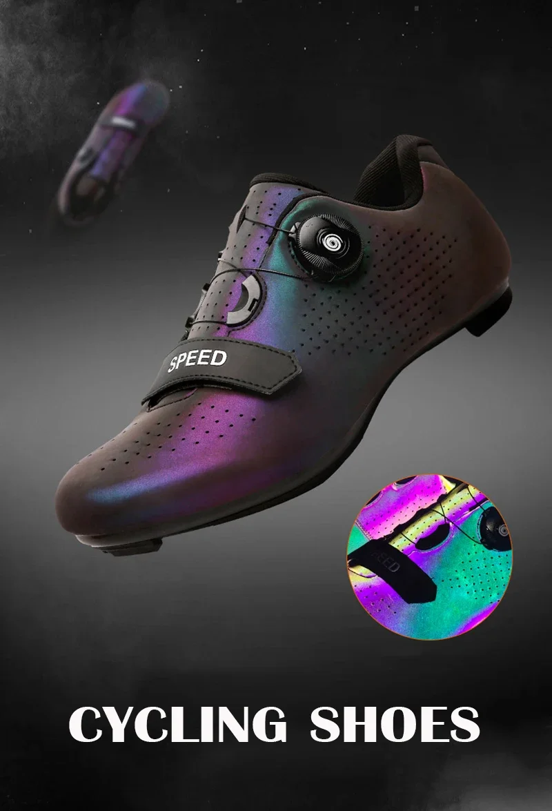Unisex-Fahrradschuhe, Mountainbike-Fahrradschuhe, SPD-Lock-Schuhe, leichte, atmungsaktive und bequeme Wandersportschuhe – Detail 7