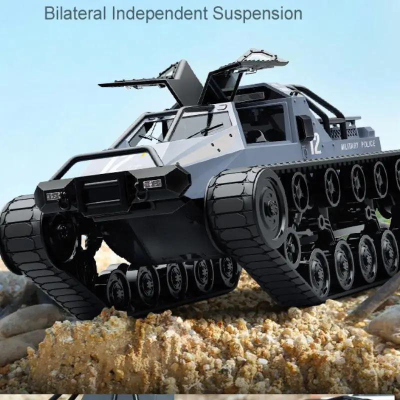 Simulate Ev2 1:12 Rc Tank G2061 High-Speed Tracked Off-Road Tank Armored Vehicle Climbing Tanks Model Kids Rc Toy Birthday Gifts