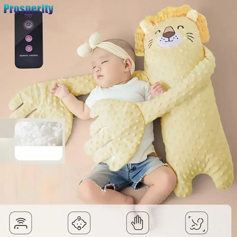 Fernbedienung Elektrische Baby Schlaf Spielzeug Cartoon Bär Geformt Plüsch Beruhigende Puppen Cartoon Baby Schlafmittel Komfort Schnuller Kissen