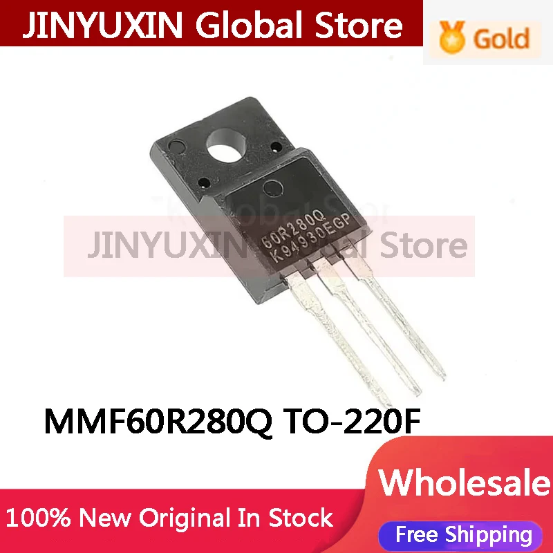 10-50Pcs MMF60R280Q MMF60R280QTH 60R280Q 60R280 TO-220F 13A 650V MOS Field-Effect Transistor IC in Stock Wholesale