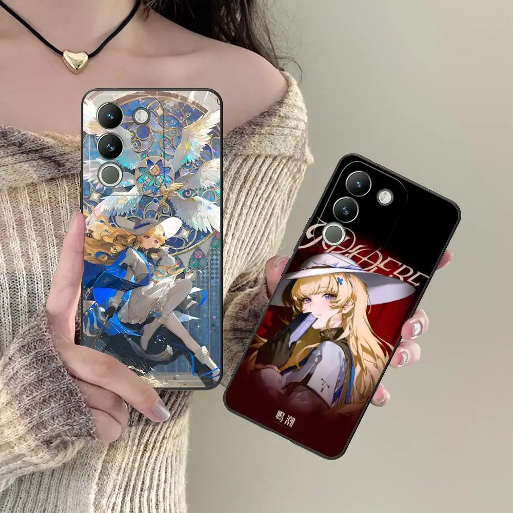 

Чехол для телефона Wuthering Waves Phoebe для VIVO V60 V50 V40 V30 V29 V27 V25 V23 Pro Lite 5G с цветным принтом, роскошный чехол